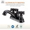 Anzzi Major 4" Centerset Mid-Arc Bathroom Faucet, Oil Rubbed Bronze L-AZ006ORB - alternate 7